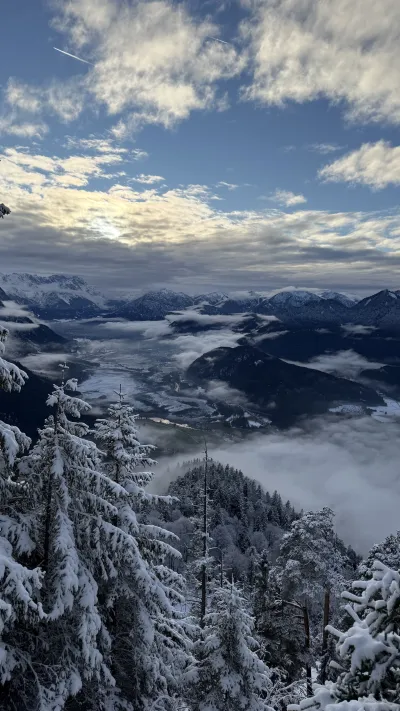 Blick von der Osterfeuerspitze